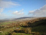 Auf dem Weg zu den Cliffs of Moher rechts